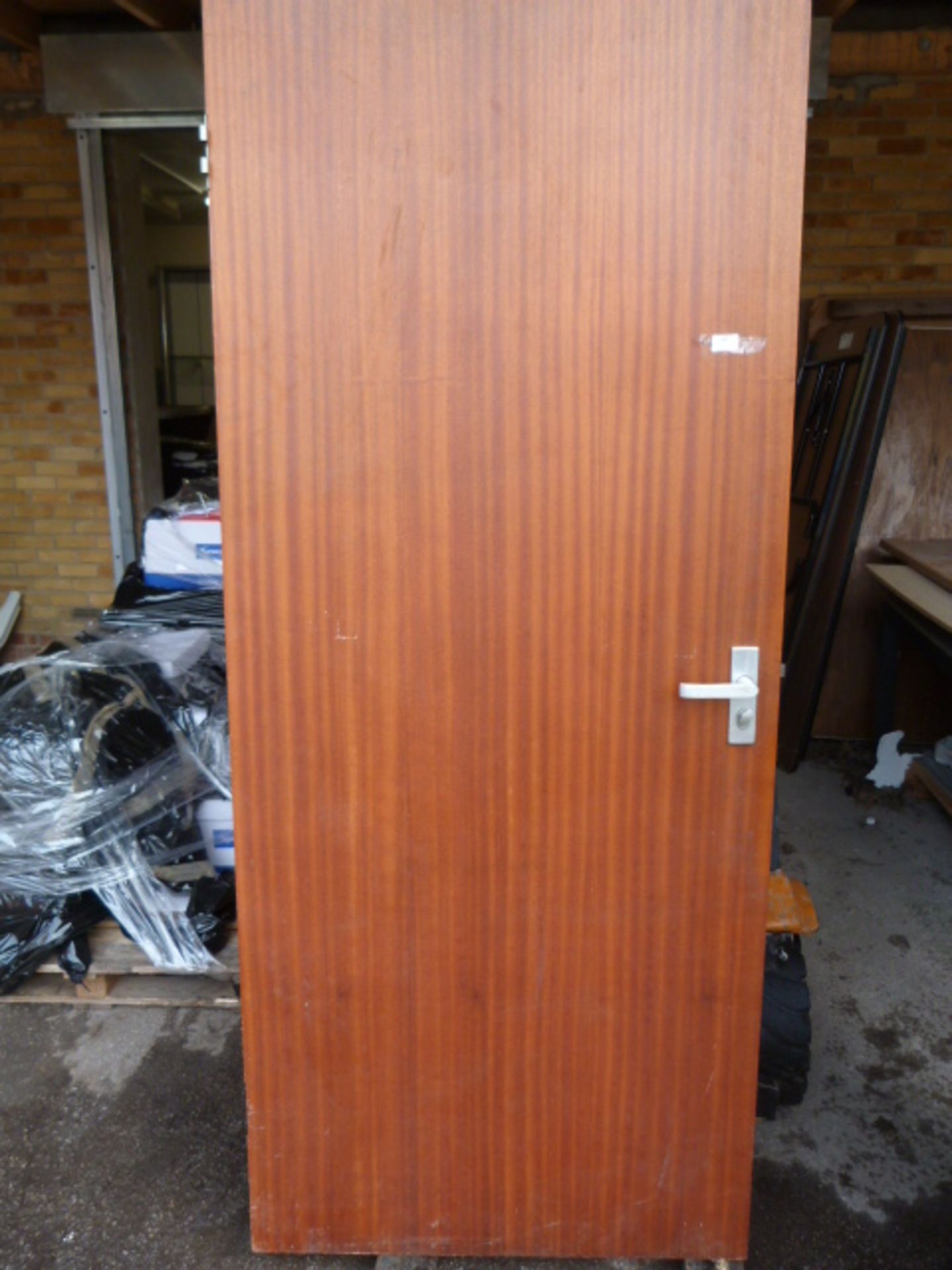 Internal Mahogany Effect Door 203x86cm