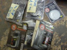 *Box of Stove Pipe Thermometers and Stove Rope Fix