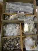 Two Trays of Assorted Fittings Including Catches,