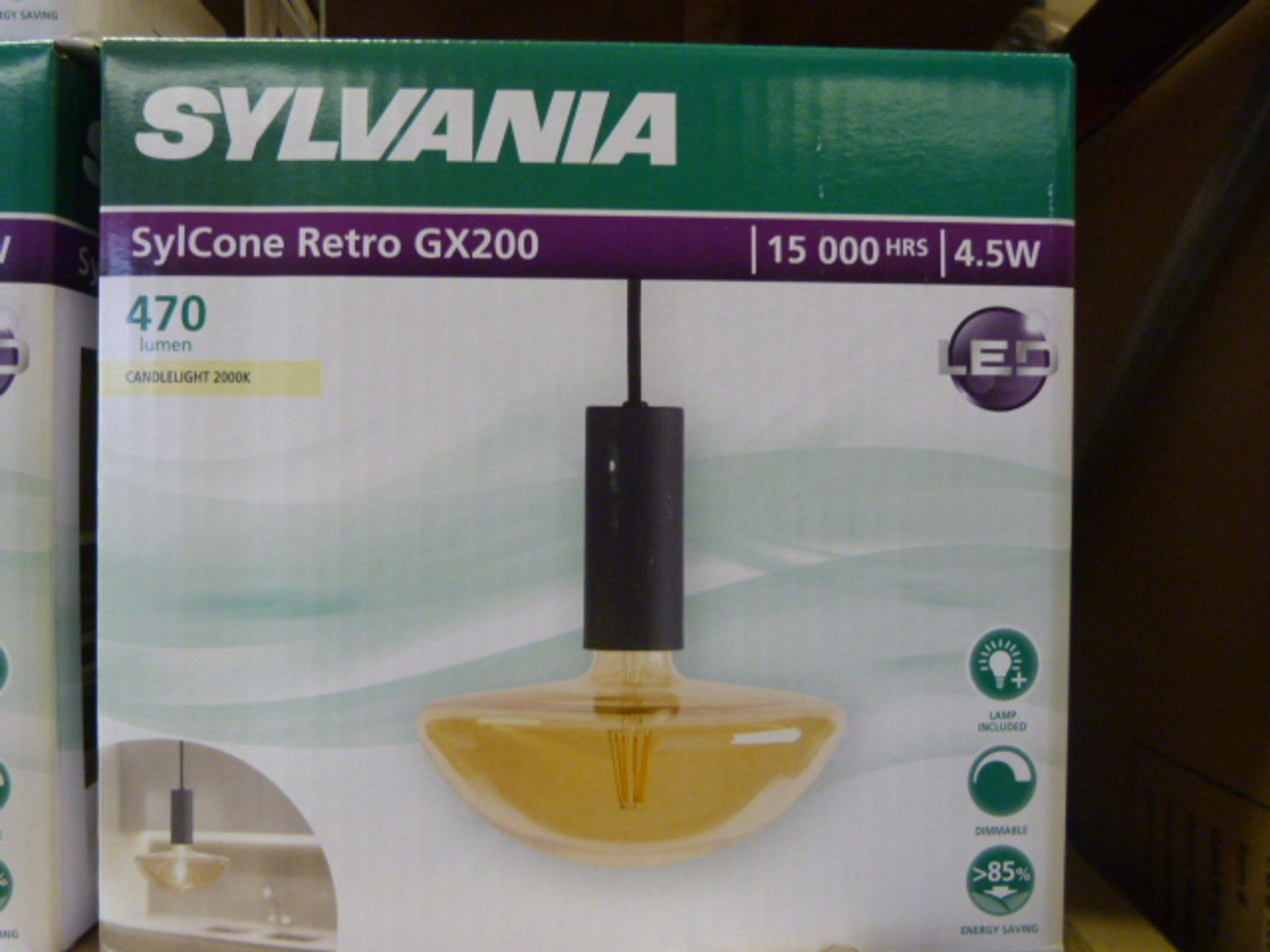 *Sylvania Sylcone Retro GX200 Ceiling Light