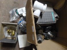 Box of Assorted Plumbing Accessories