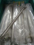 Box of Large Stainless Steel Rod Handles