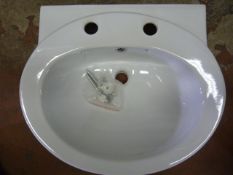 *TCCPT 04 Petite Basin 2TH Bathroom Sink