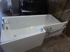 *P-Shaped Bath with Screen