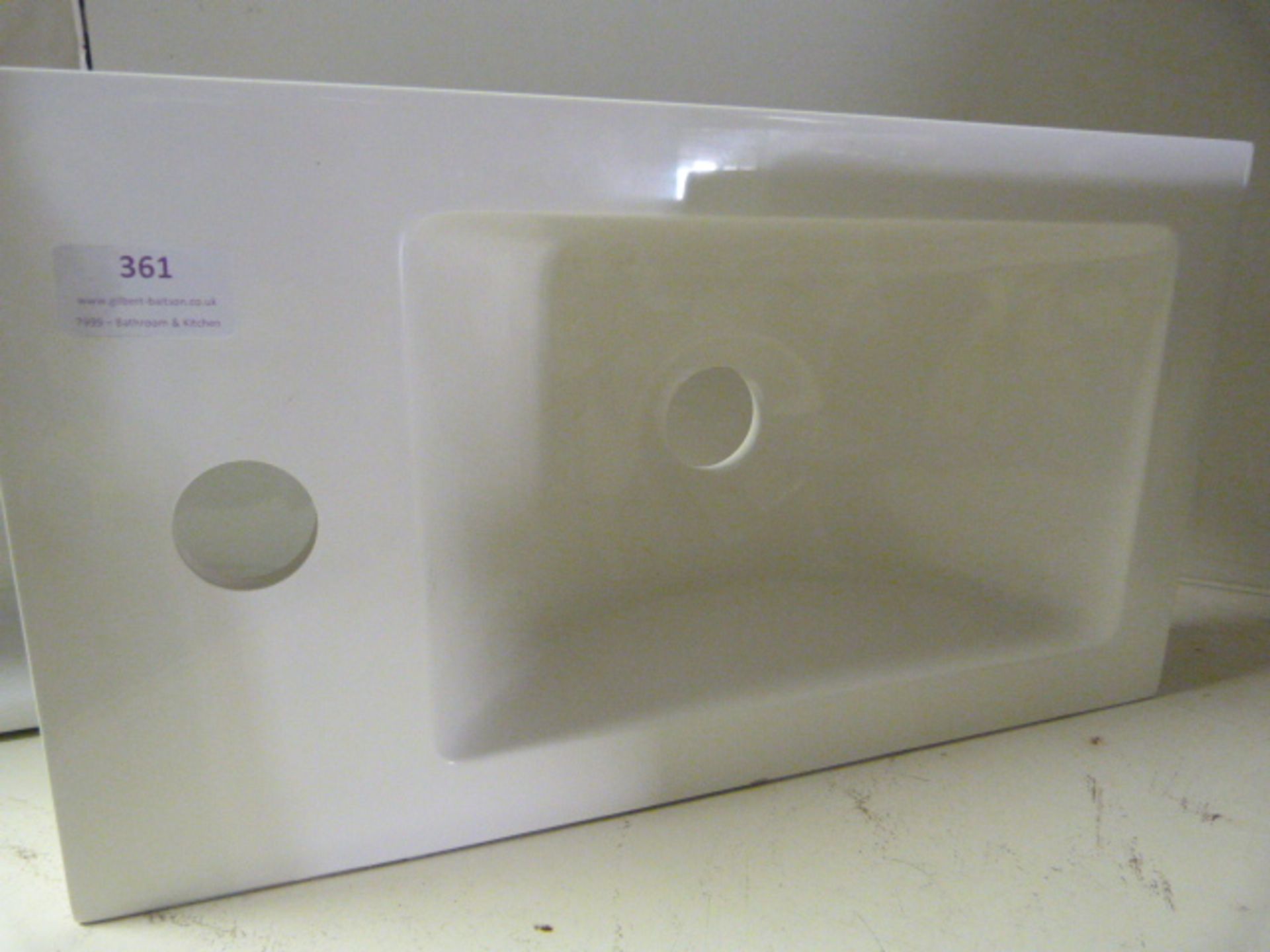 *Small Rectangular Ceramic Sink