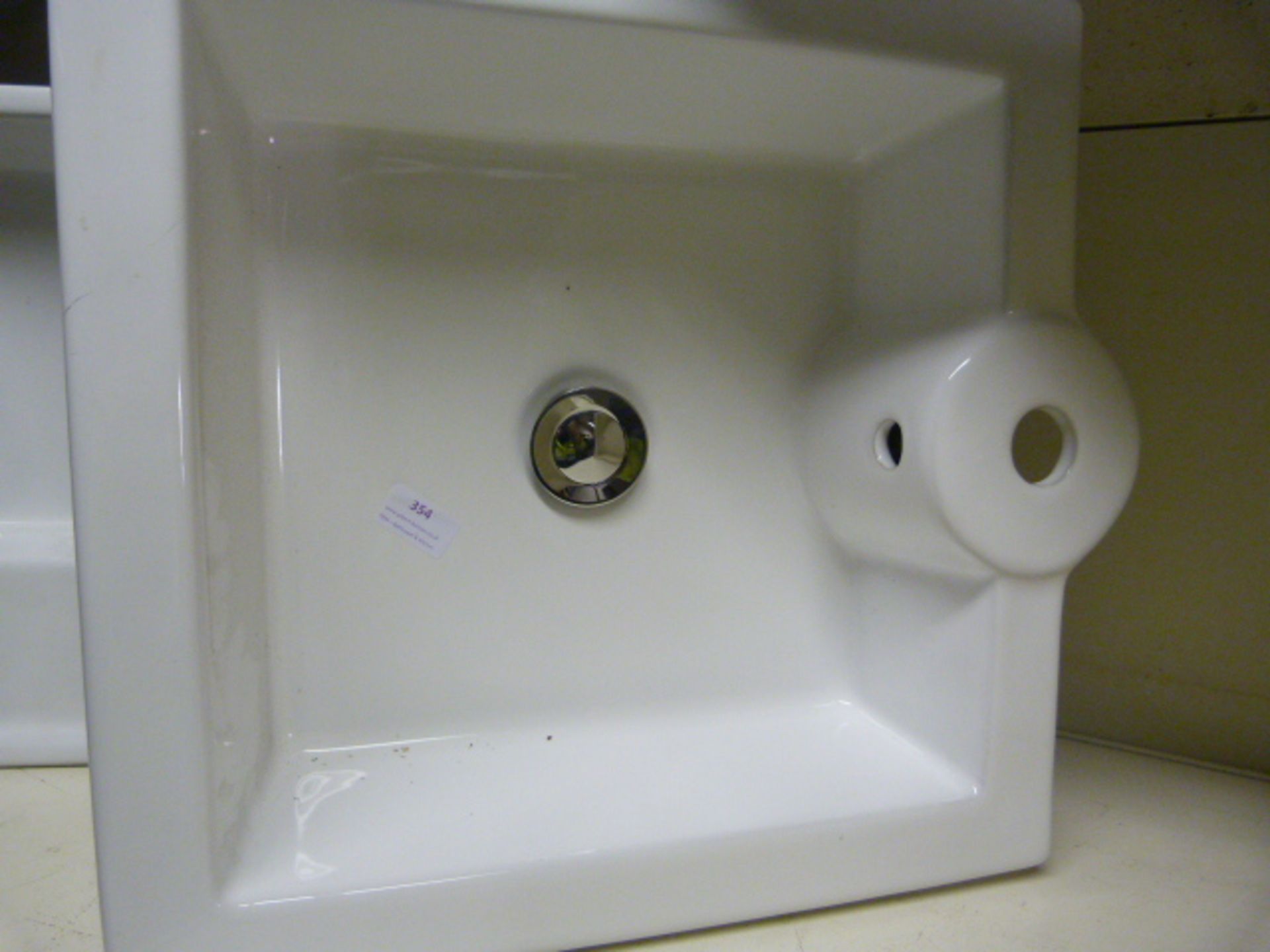 *Medium Square White Ceramic Sink