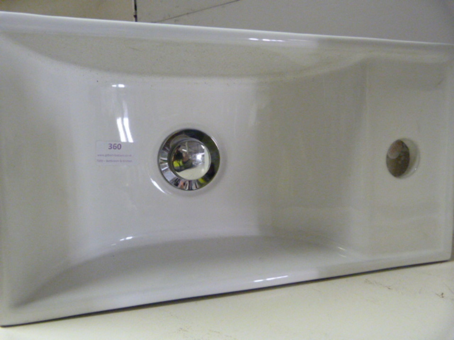 *Small Rectangular Ceramic Sink