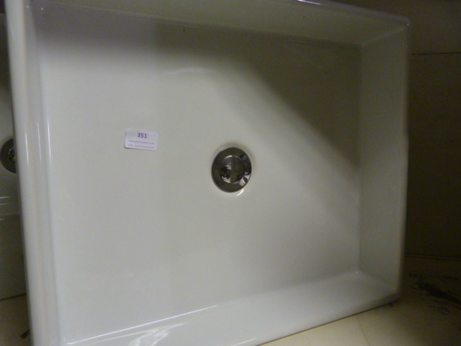 *Medium Square Low Profile Ceramic Sink