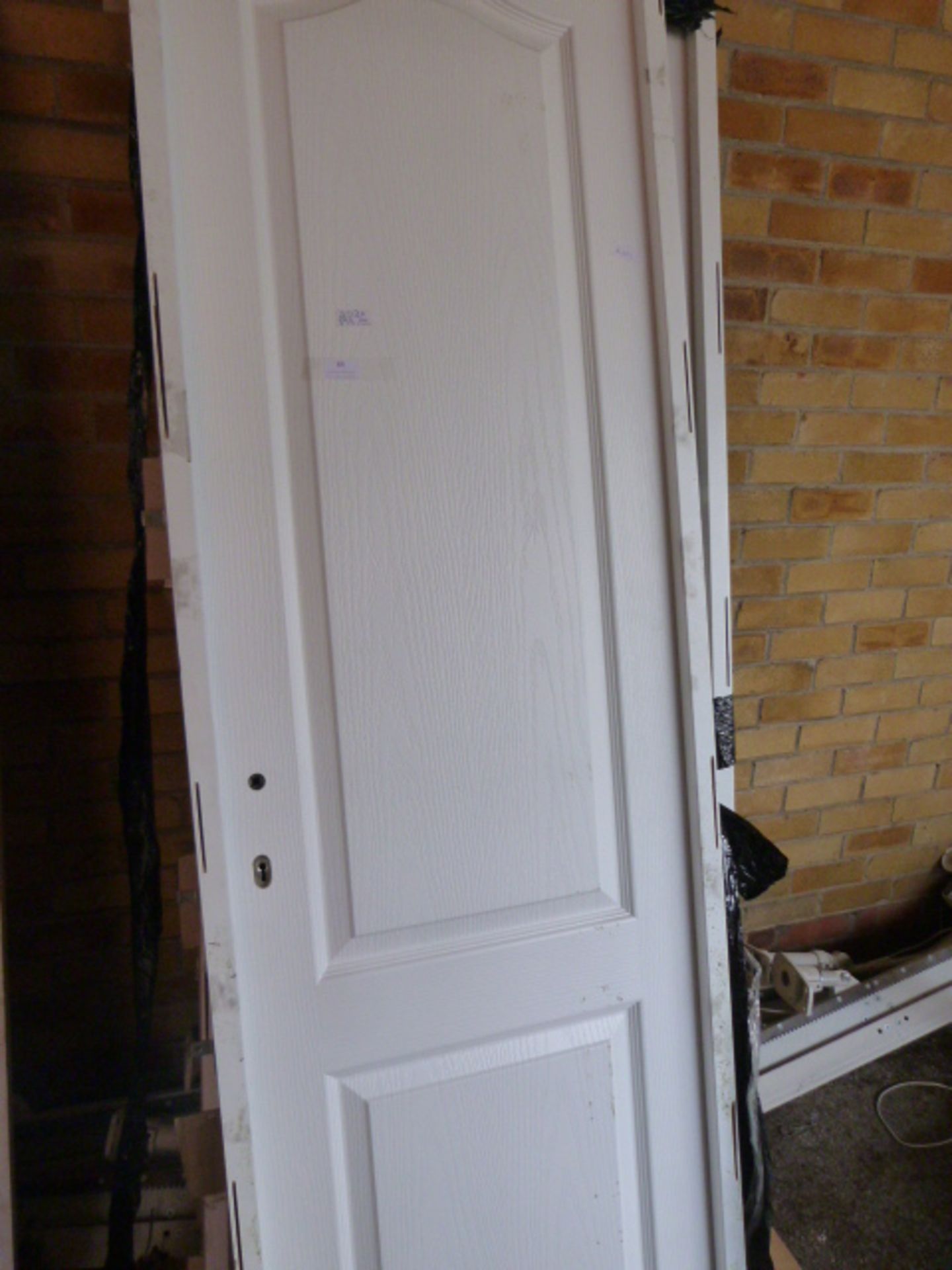 Four Internal Panel Doors with Frames 203x95.5cm I