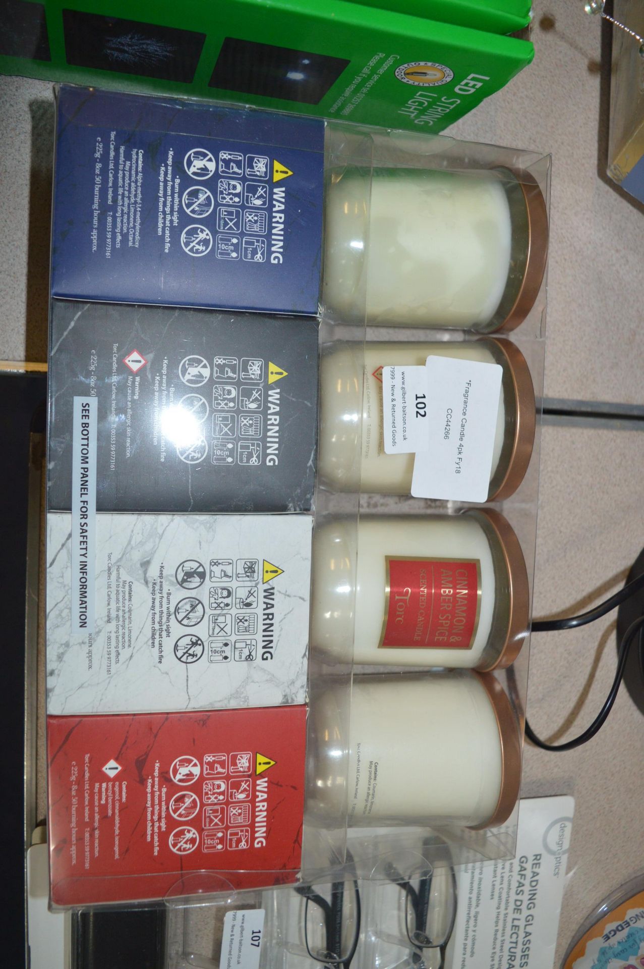 *Fragrance Candle 4pk