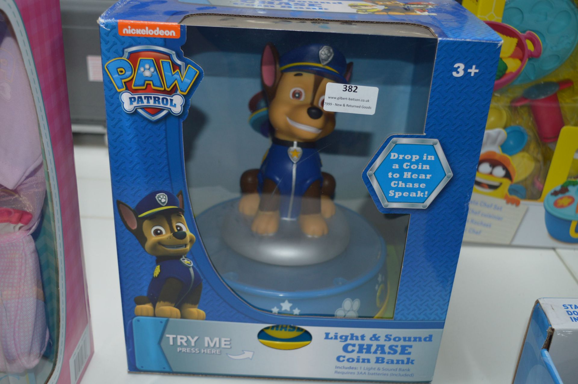 *Paw Patrol Light & Sound Chase Coin Bank