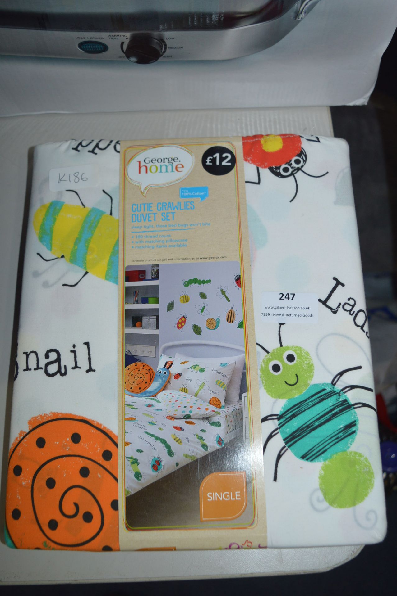 Cutie Crawlies Single Duvet Set