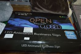 *Neon LED Open Sign
