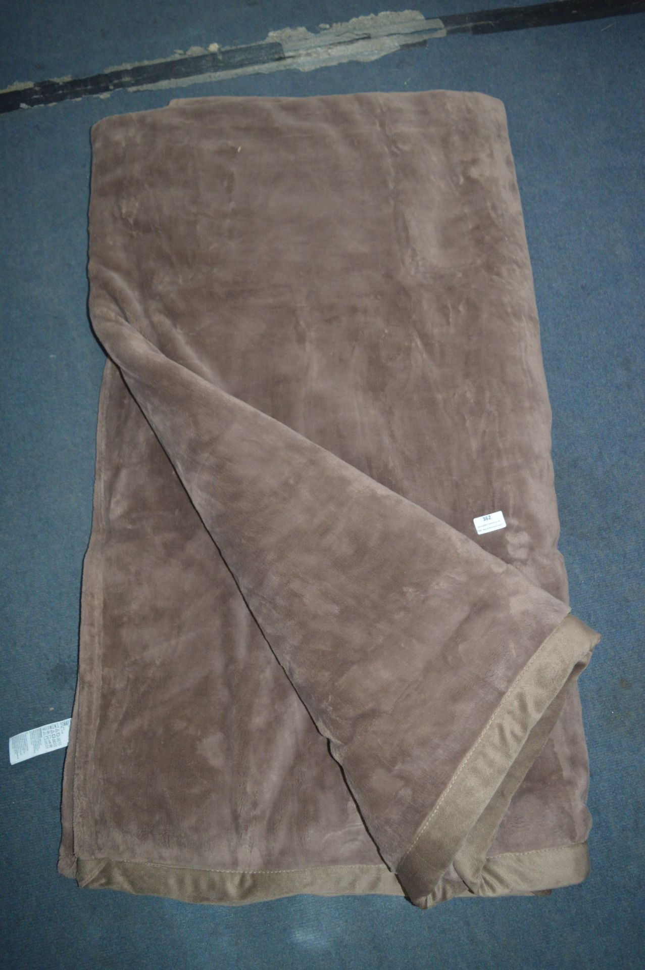 *Brown Plush Throw