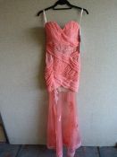 *India Peach Melba Prom Dress Size:6