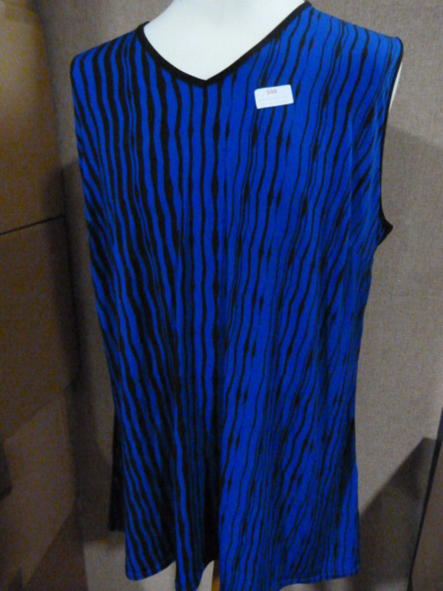 *Fourteen Blue & Black Striped Tops (Various Sizes