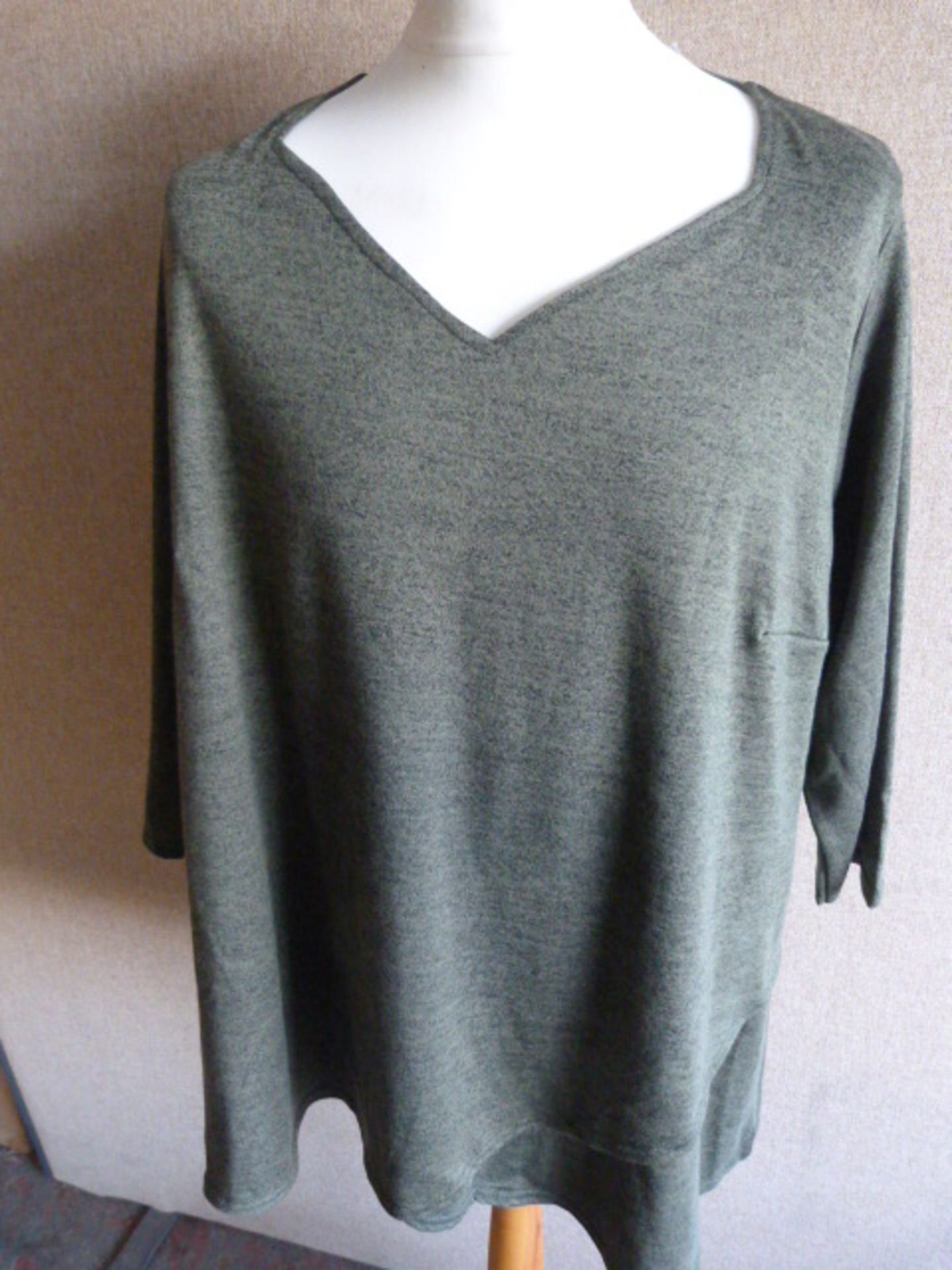 *Three Olive Green Tops (Various Sizes)