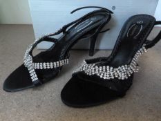 *Cassandra Black Prom Shoes Size:4