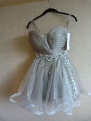 *Phoebe Silver Prom Dress Size;4