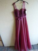*Tracey Burgundy Prom Dress Size:6