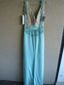 *Jade Aqua Prom Dress Size:12
