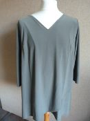 *Thirty Olive Green V-Neck Tops (Various Sizes)