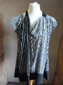 *Seventeen Black Stripped Tops (Various Sizes)