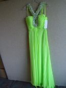 *Jodie Neon Lime Prom Dress Size:6