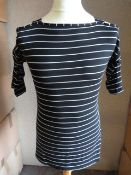 *Thirteen Black Striped Tops (Various Sizes)