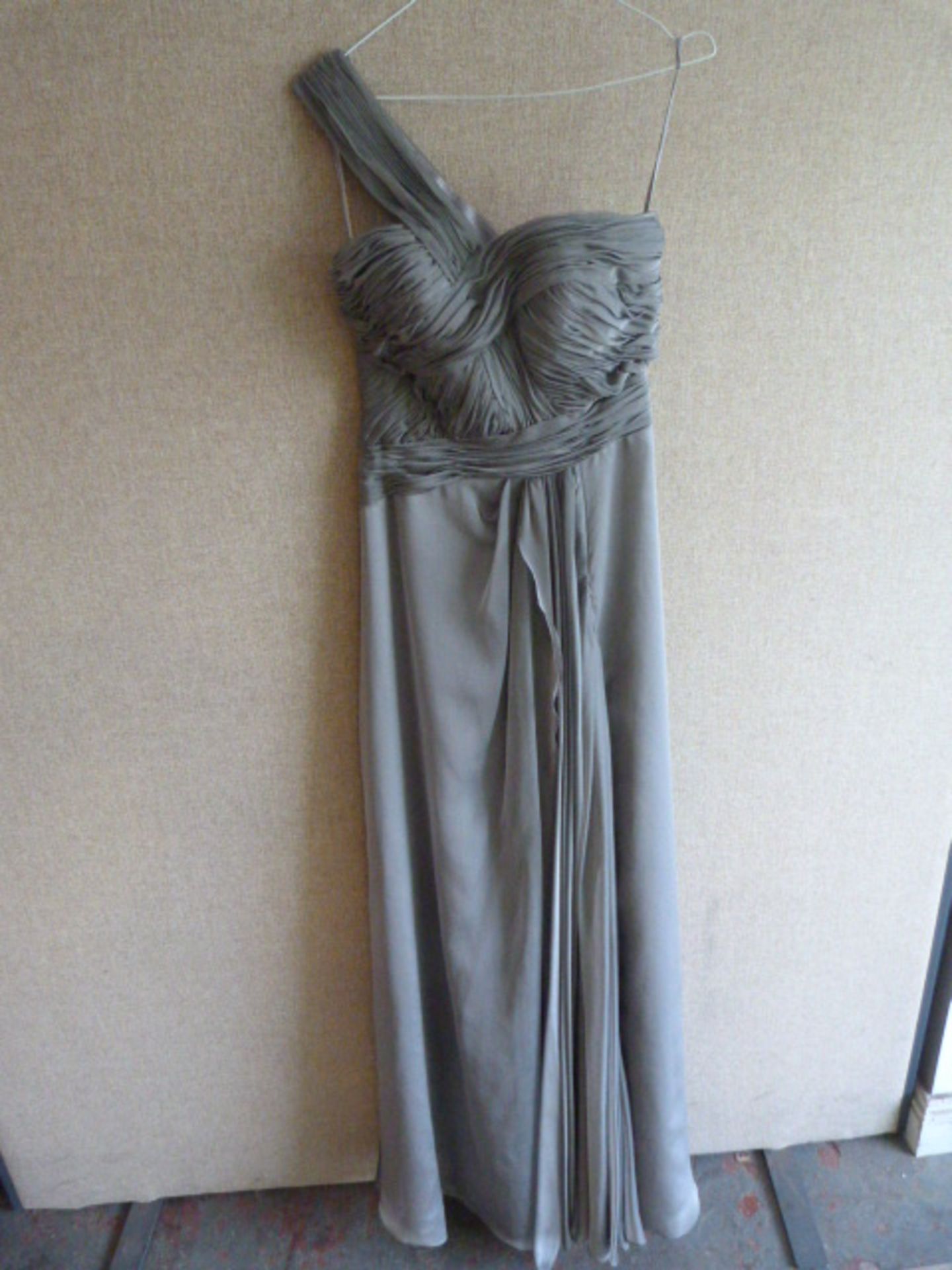 *G17 Dark Silver Prom Dress Size:6