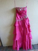 *Fuchsia Prom Dress Size:8