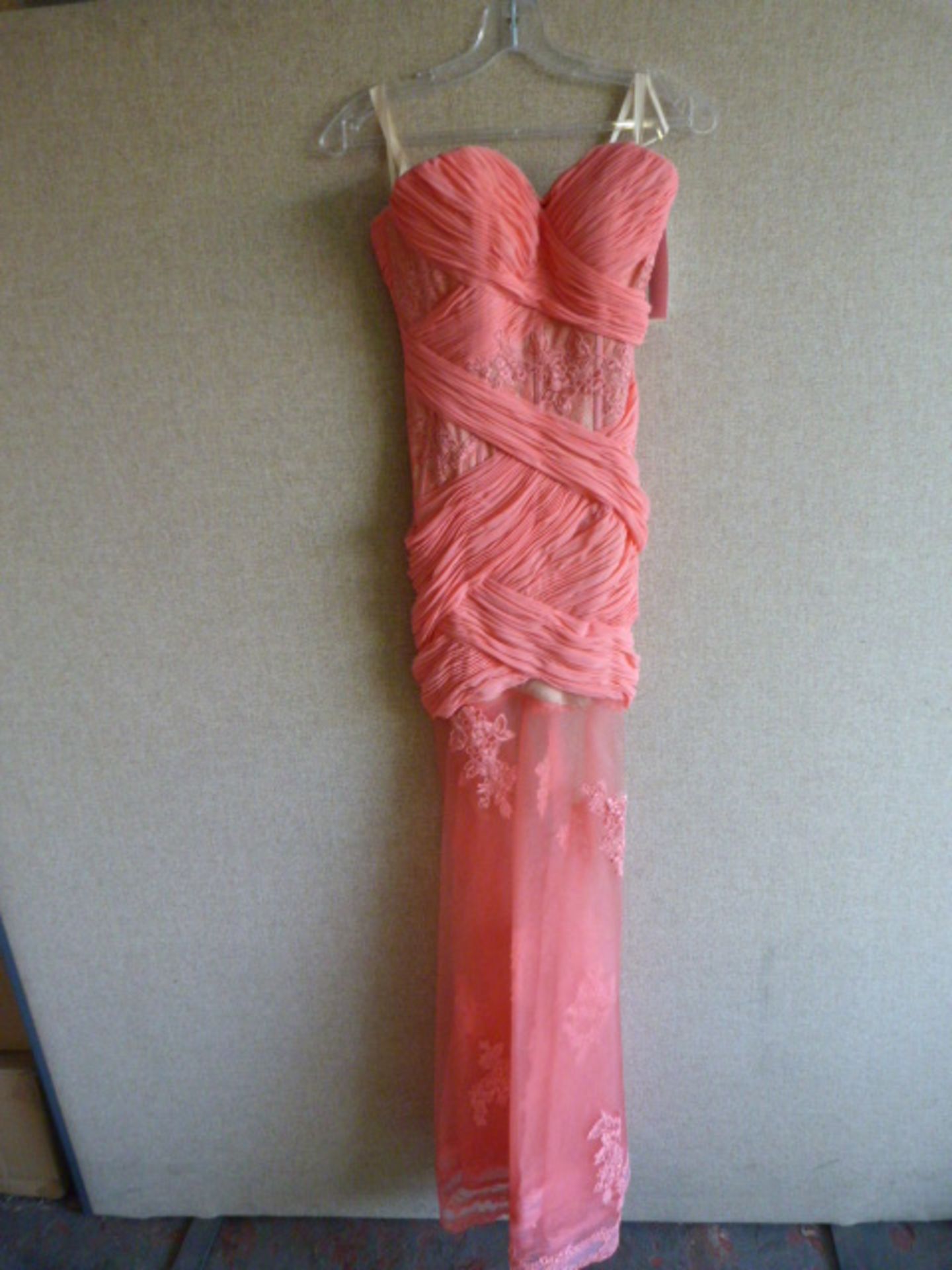 *India Peach Melba Prom Dress Size:6