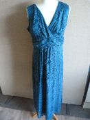 *Seven Teal Sleeveless Dresses (Various Sizes)