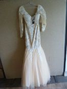 *Ellane Champagne Prom Dress Size:6