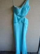 *Shanna Aqua Prom Dress Size:14