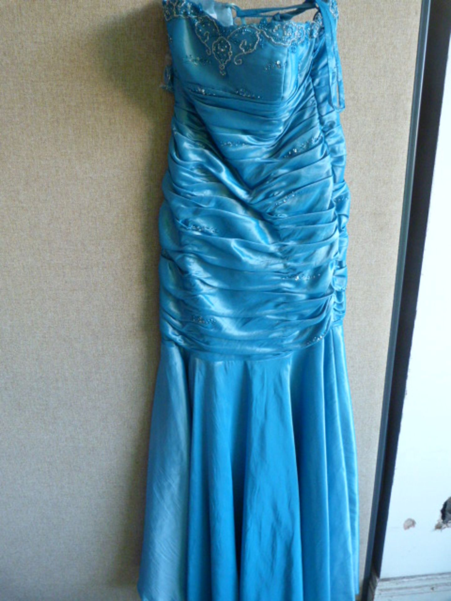 *Teal Prom Dress Size:8