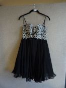 *Black Short Prom Dress Size:10