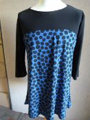 *Four Blue & Black Spotted Tops (Various Sizes)