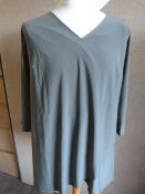 *Sixteen Olive Green V-Neck Tops (Various Sizes)