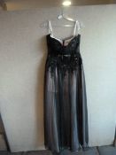 *Black/Pink Prom Dress Size:16