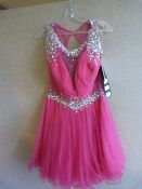 *Izabella Hot Pink Prom Dress Size:16