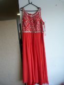 *Poppy Tomato Prom Dress Size:24