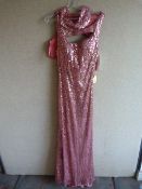*Niamh Coral Pink Prom Dress Size:12