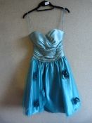 *Teal Short Prom Dress Size:10