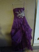 *Aubergine Prom Dress Size:4