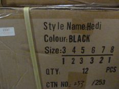 *Box of Heidi Black Prom Shoes (Assorted Sizes)