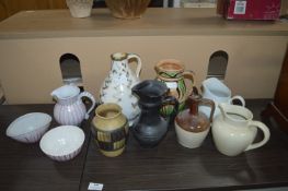 Assorted Stoneware & Ceramic Jugs