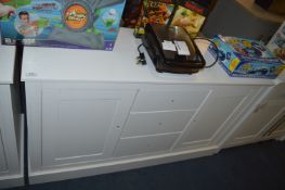 *Two Door, Three Drawer Sideboard Unit in White Fi