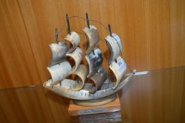 Small Horn Model Ship - Sanremo