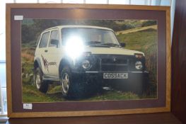 Framed Photo Print - Vintage Rally Car